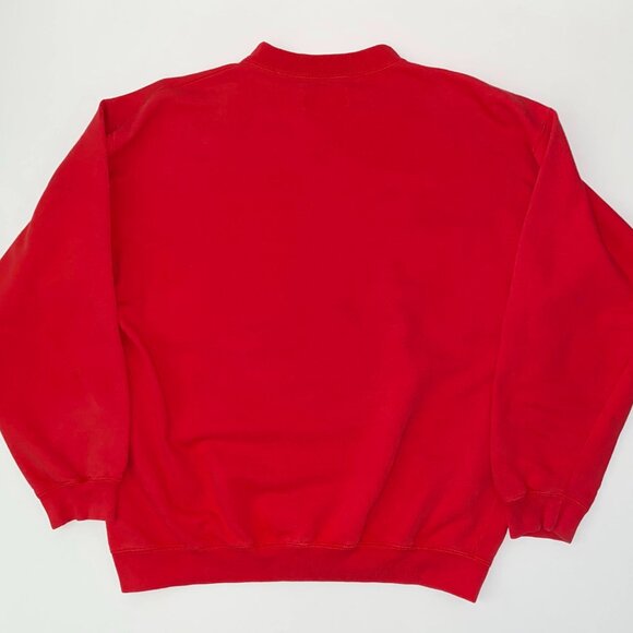 Esprit 90s 00s Vintage Pullover Crewneck Sweater Red Medium - Picture 3 of 16
